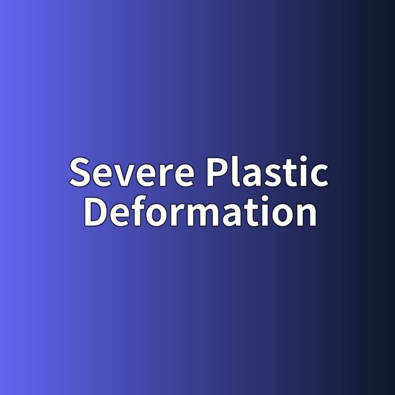 severe plastic deformation 1788023492